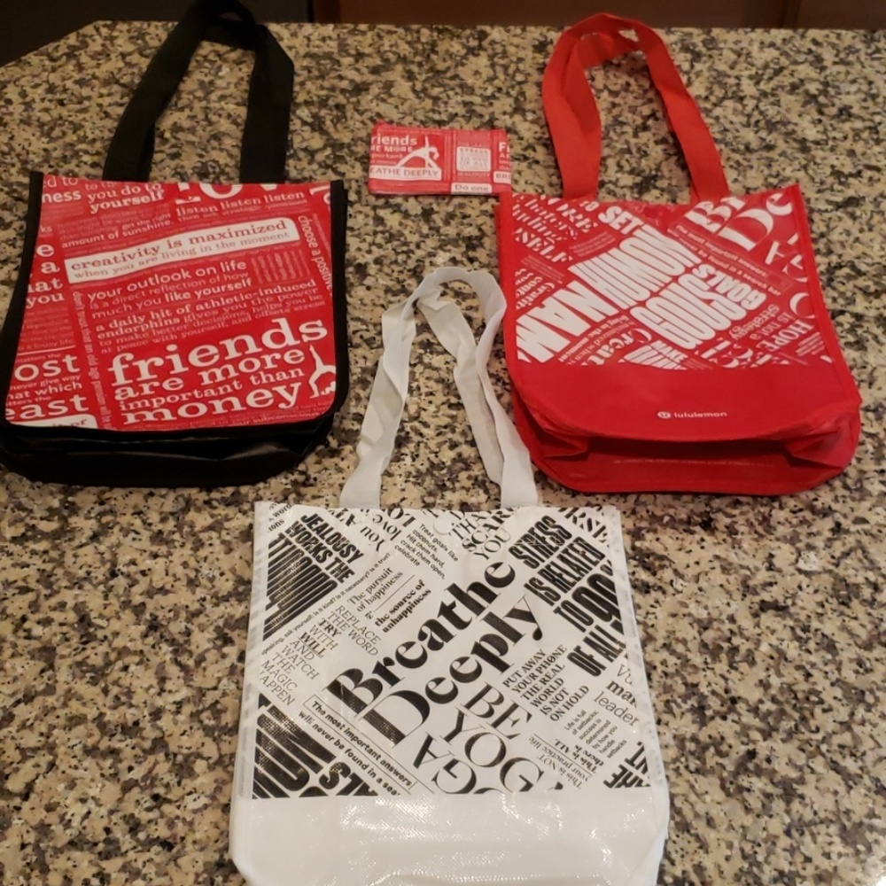 Bundle of Lululemon Bags